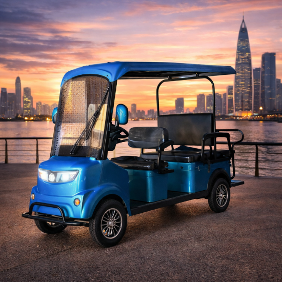 صورة دباب كهربائي عائلي 6 مقاعد بسقف